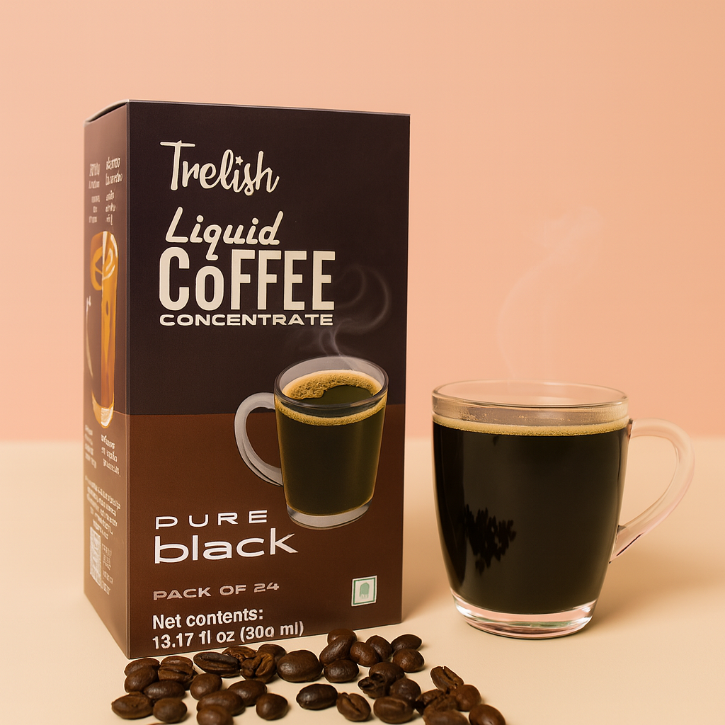 Pure Black Coffee Concentrate - Pack of 24 servings