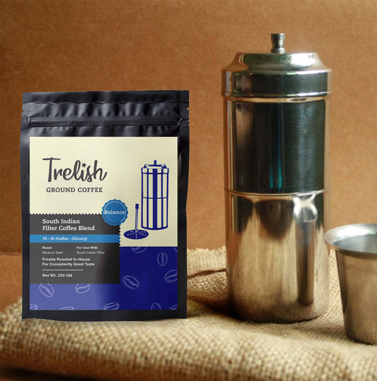 South Indian Filter Coffee 70:30 Blend - Ground Coffee (250gm)