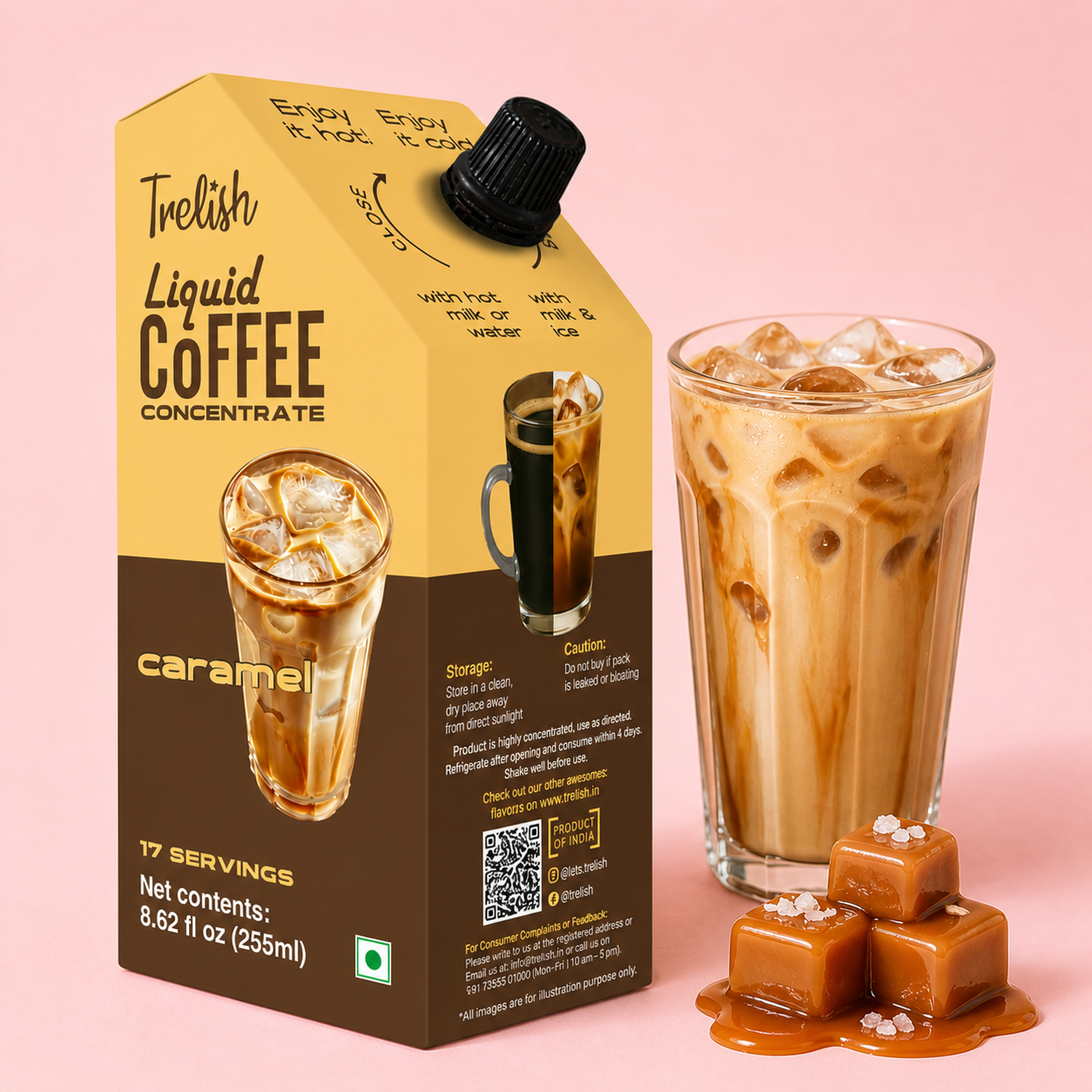 Caramel Coffee Concentrate - 255ml pack