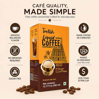 Filter Coffee Concentrate - Pack of 24