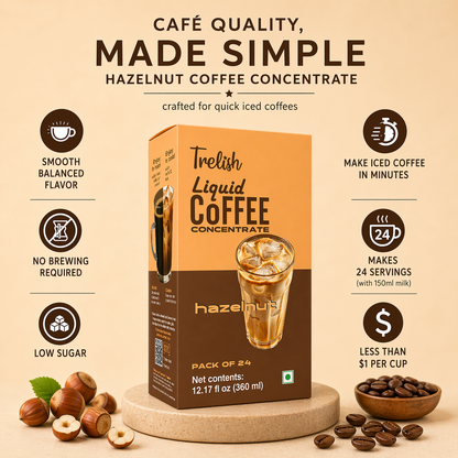 Hazelnut Coffee Concentrate - pack of 24