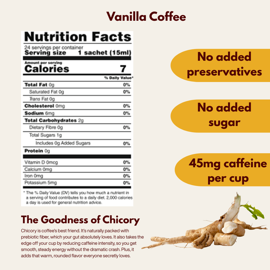 Vanilla Coffee Concentrate - pack of 24