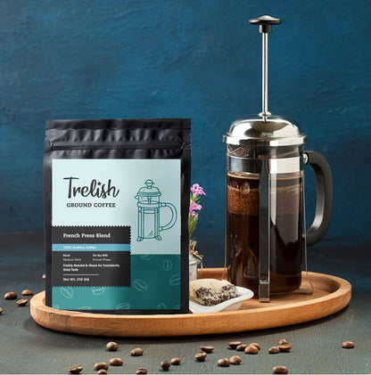 French Press Blend - Ground Coffee (250 gm)